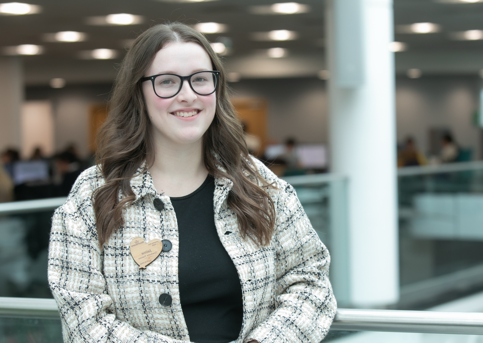 Female colleague in smart jacket